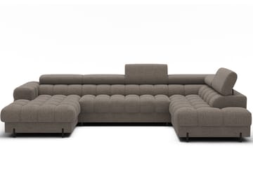 Feraria 6-sits Bubblig Bäddsoffa med Divan och Schäslong förvaring Höger - Royal 20 - Möbler - Vardagsrum - Bäddsoffor - Hörnbäddsoffa