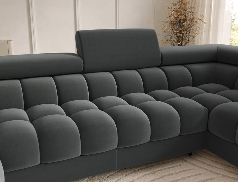 Feraria 6-sits Bubblig Bäddsoffa med Divan och Schäslong förvaring Höger - Sola 06 - Möbler - Vardagsrum - Bäddsoffor - Hörnbäddsoffa