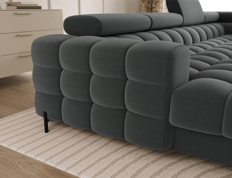 Feraria 6-sits Bubblig Bäddsoffa med Divan och Schäslong förvaring Höger - Sola 06 - Möbler - Vardagsrum - Bäddsoffor - Hörnbäddsoffa