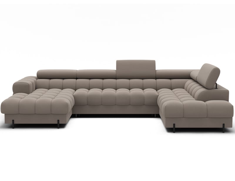 Feraria 6-sits Bubblig Bäddsoffa med Divan och Schäslong förvaring Höger - Sola 18 - Möbler - Vardagsrum - Bäddsoffor - Hörnbäddsoffa