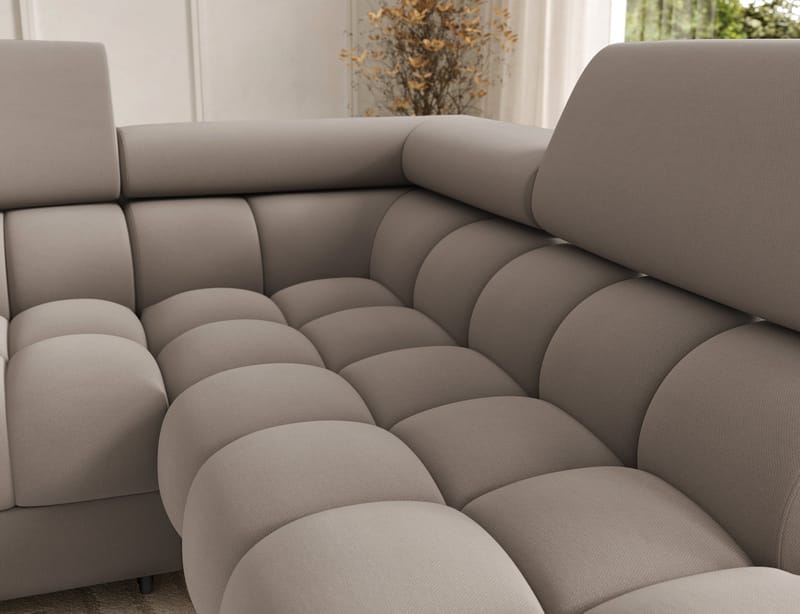 Feraria 6-sits Bubblig Bäddsoffa med Divan och Schäslong förvaring Höger - Sola 18 - Möbler - Vardagsrum - Bäddsoffor - Hörnbäddsoffa