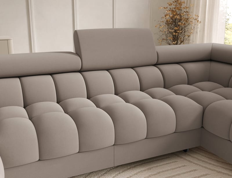 Feraria 6-sits Bubblig Bäddsoffa med Divan och Schäslong förvaring Höger - Sola 18 - Möbler - Vardagsrum - Bäddsoffor - Hörnbäddsoffa