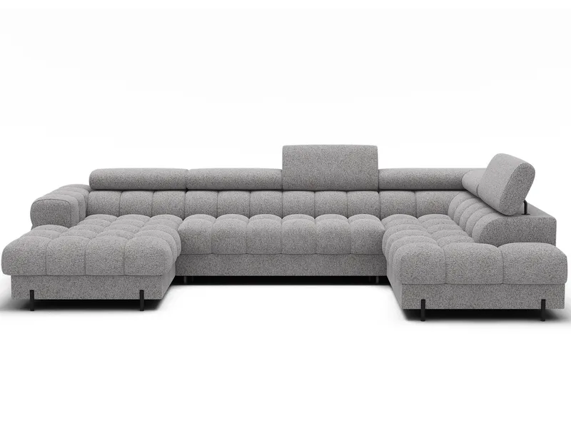 Feraria 6-sits Bubblig Bäddsoffa med Divan och Schäslong förvaring Höger - Pellerito 03 - Möbler - Vardagsrum - Bäddsoffor - Hörnbäddsoffa