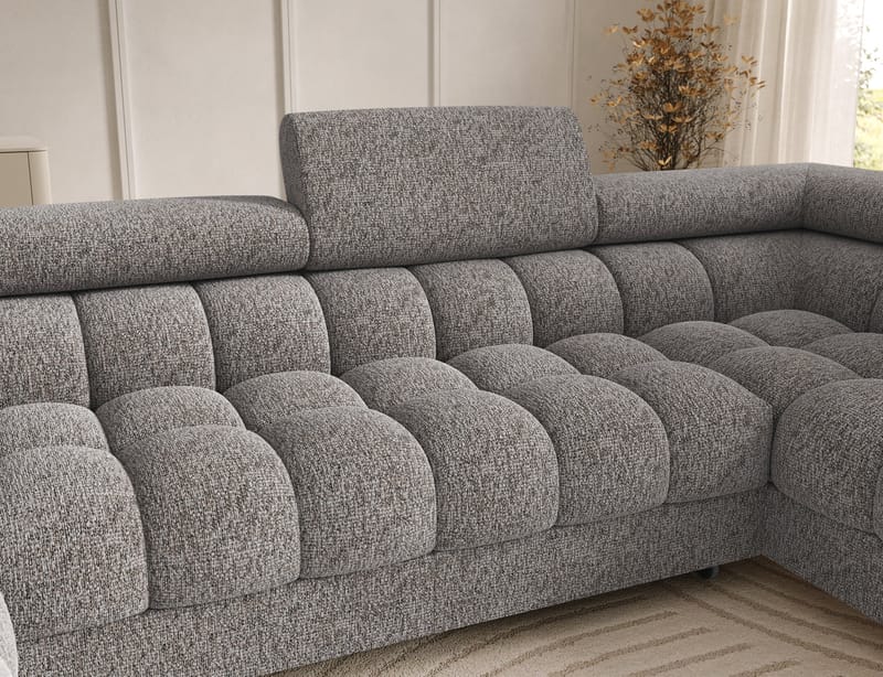 Feraria 6-sits Bubblig Bäddsoffa med Divan och Schäslong förvaring Höger - Pellerito 20 - Möbler - Vardagsrum - Bäddsoffor - Hörnbäddsoffa
