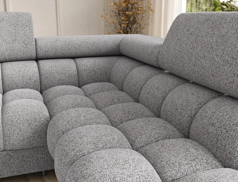 Feraria 6-sits Bubblig Bäddsoffa med Divan och Schäslong förvaring Höger - Pellerito 03 - Möbler - Vardagsrum - Bäddsoffor - Hörnbäddsoffa
