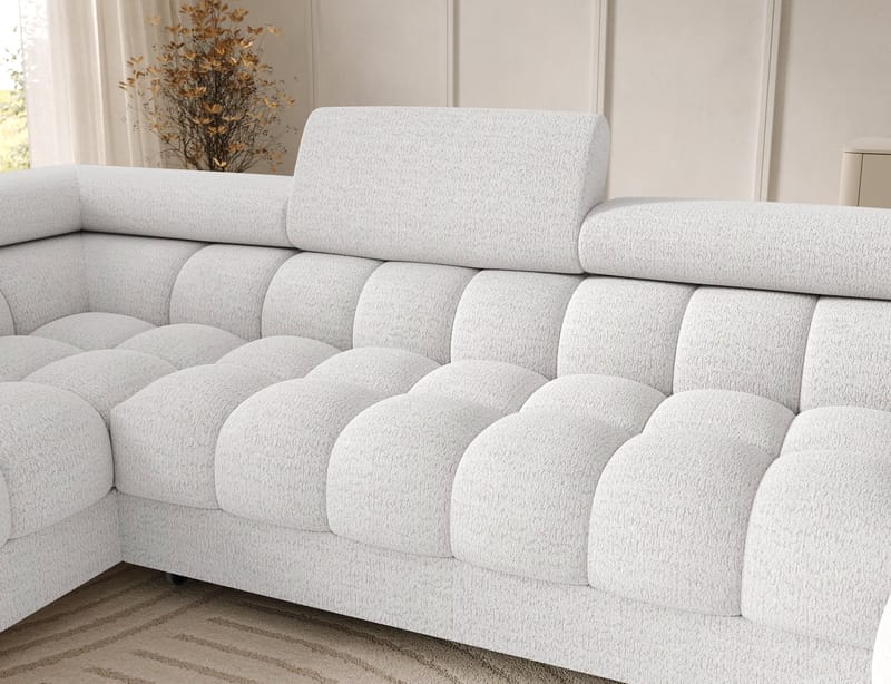 Feraria 6-sits Bubblig Bäddsoffa med Divan och Schäslong förvaring Vänster - Royal 01 - Möbler - Vardagsrum - Bäddsoffor - Hörnbäddsoffa