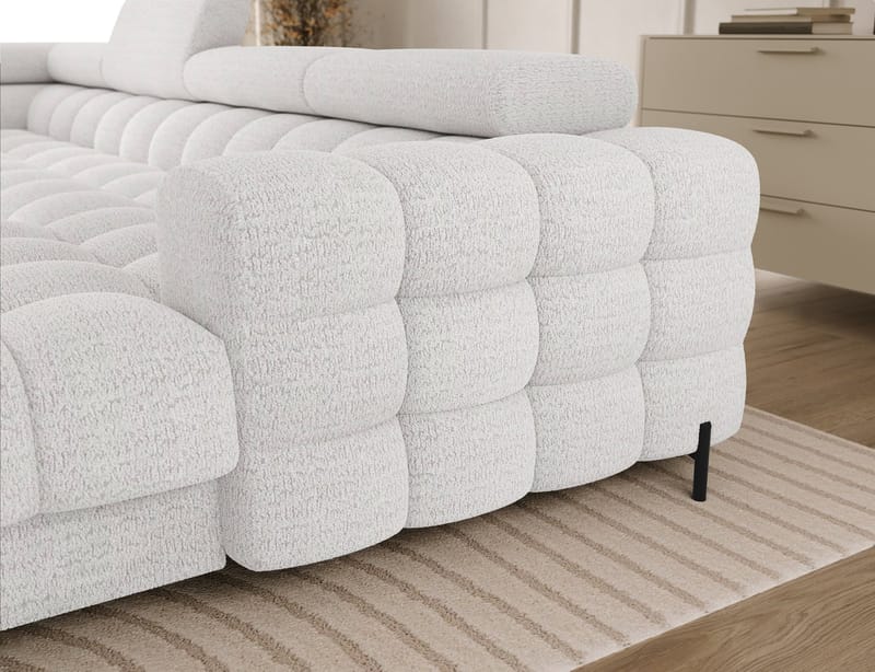 Feraria 6-sits Bubblig Bäddsoffa med Divan och Schäslong förvaring Vänster - Royal 01 - Möbler - Vardagsrum - Bäddsoffor - Hörnbäddsoffa
