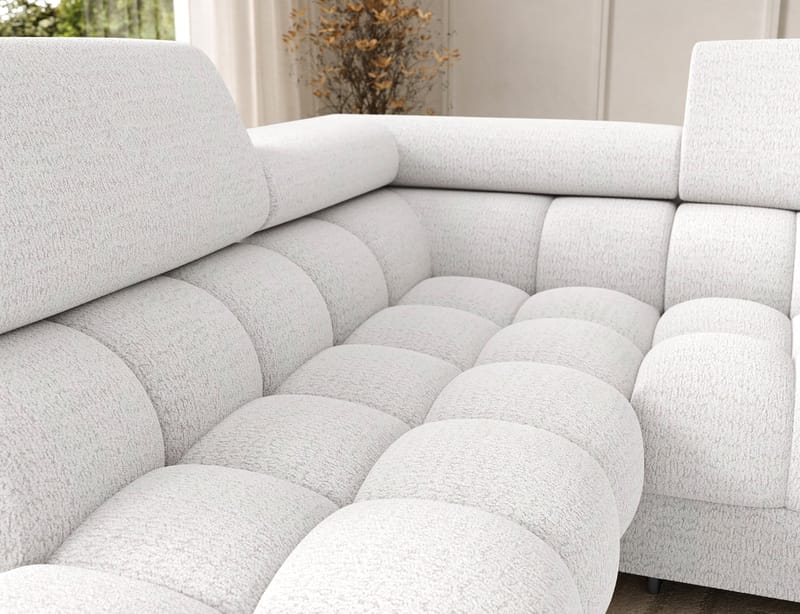 Feraria 6-sits Bubblig Bäddsoffa med Divan och Schäslong förvaring Vänster - Royal 01 - Möbler - Vardagsrum - Bäddsoffor - Hörnbäddsoffa