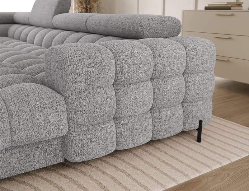 Feraria 6-sits Bubblig Bäddsoffa med Divan och Schäslong förvaring Vänster - Royal 03 - Möbler - Vardagsrum - Bäddsoffor - Hörnbäddsoffa