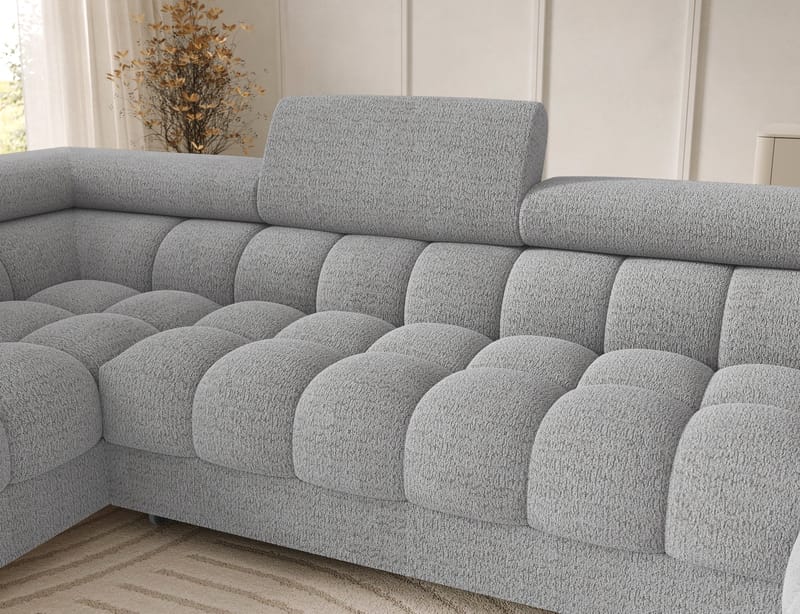 Feraria 6-sits Bubblig Bäddsoffa med Divan och Schäslong förvaring Vänster - Royal 03 - Möbler - Vardagsrum - Bäddsoffor - Hörnbäddsoffa