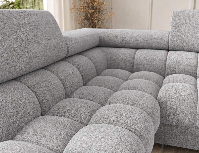 Feraria 6-sits Bubblig Bäddsoffa med Divan och Schäslong förvaring Vänster - Royal 03 - Möbler - Vardagsrum - Bäddsoffor - Hörnbäddsoffa