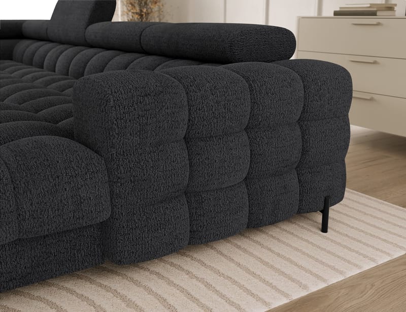 Feraria 6-sits Bubblig Bäddsoffa med Divan och Schäslong förvaring Vänster - Royal 05 - Möbler - Vardagsrum - Bäddsoffor - Hörnbäddsoffa