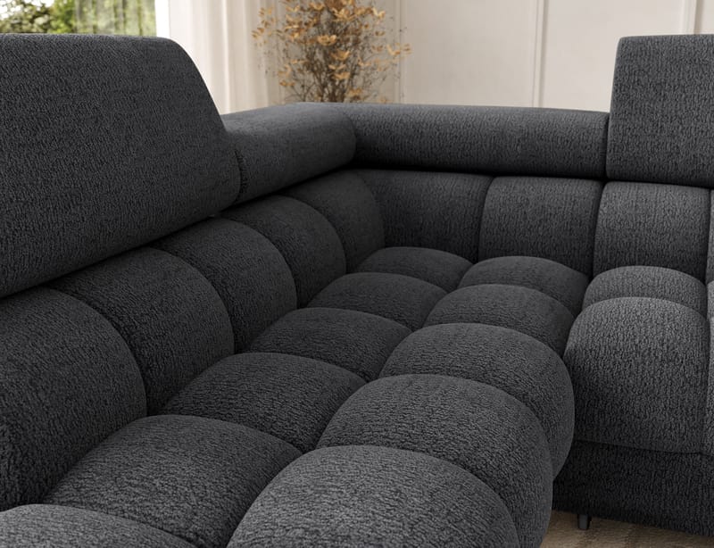 Feraria 6-sits Bubblig Bäddsoffa med Divan och Schäslong förvaring Vänster - Royal 05 - Möbler - Vardagsrum - Bäddsoffor - Hörnbäddsoffa