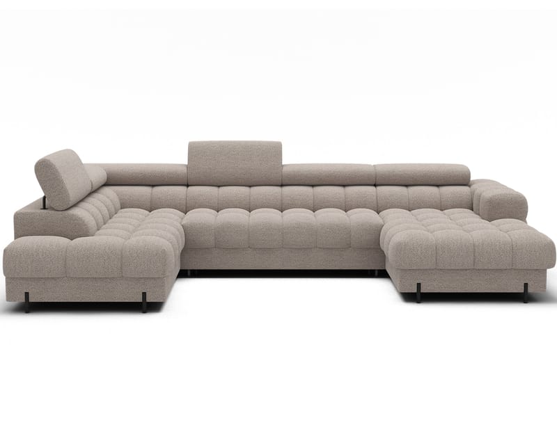 Feraria 6-sits Bubblig Bäddsoffa med Divan och Schäslong förvaring Vänster - Royal 18 - Möbler - Vardagsrum - Bäddsoffor - Hörnbäddsoffa