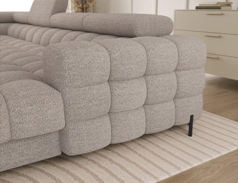 Feraria 6-sits Bubblig Bäddsoffa med Divan och Schäslong förvaring Vänster - Royal 18 - Möbler - Vardagsrum - Bäddsoffor - Hörnbäddsoffa