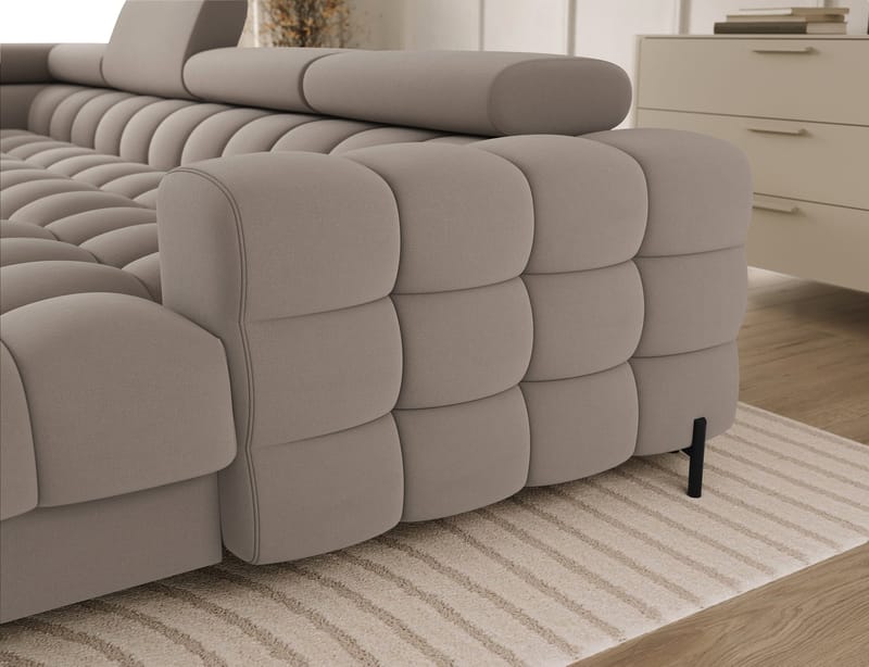 Feraria 6-sits Bubblig Bäddsoffa med Divan och Schäslong förvaring Vänster - Sola 18 - Möbler - Vardagsrum - Bäddsoffor - Hörnbäddsoffa