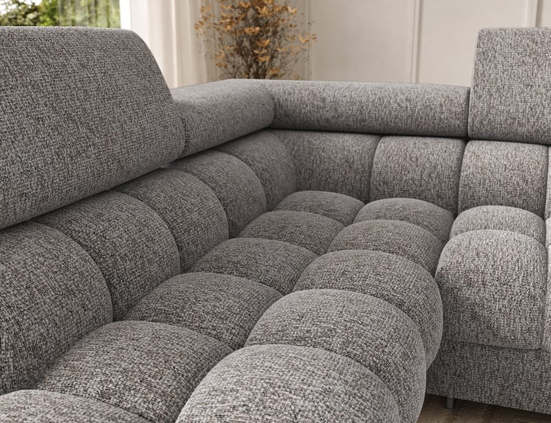 Feraria 6-sits Bubblig Bäddsoffa med Divan och Schäslong förvaring Vänster - Pellerito 20 - Möbler - Vardagsrum - Bäddsoffor - Hörnbäddsoffa