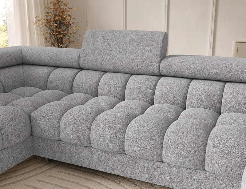 Feraria 6-sits Bubblig Bäddsoffa med Divan och Schäslong förvaring Vänster - Pellerito 03 - Möbler - Vardagsrum - Bäddsoffor - Hörnbäddsoffa