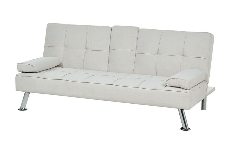 Ferne Bäddsoffa 3-sits - Beige/Silver - Möbler - Vardagsrum - Bäddsoffor