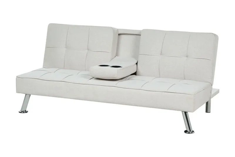 Ferne Bäddsoffa 3-sits - Beige/Silver - Möbler - Vardagsrum - Bäddsoffor