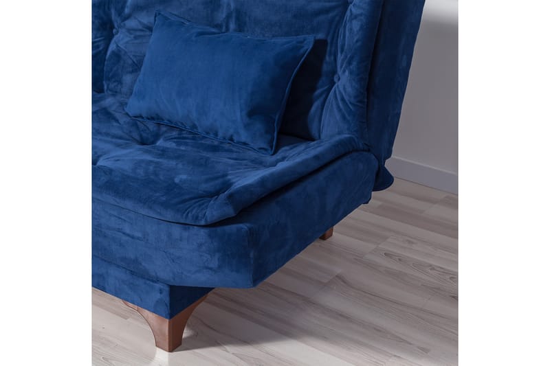 FINLAW 3-sits Bäddsoffa Blå - Möbler - Vardagsrum - Bäddsoffor