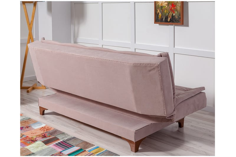 FINLAW 3-sits Bäddsoffa Brun - Möbler - Vardagsrum - Bäddsoffor