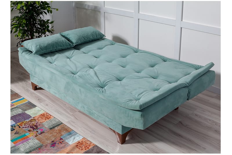 FINLAW 3-sits Bäddsoffa Grön - Möbler - Vardagsrum - Bäddsoffor