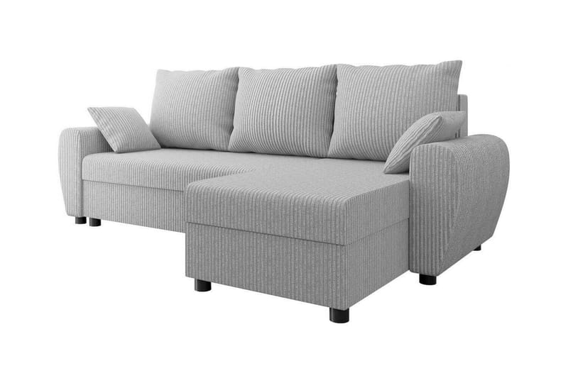 Fionara 3-sits Hörnbäddsoffa Grå - Möbler - Vardagsrum - Bäddsoffor
