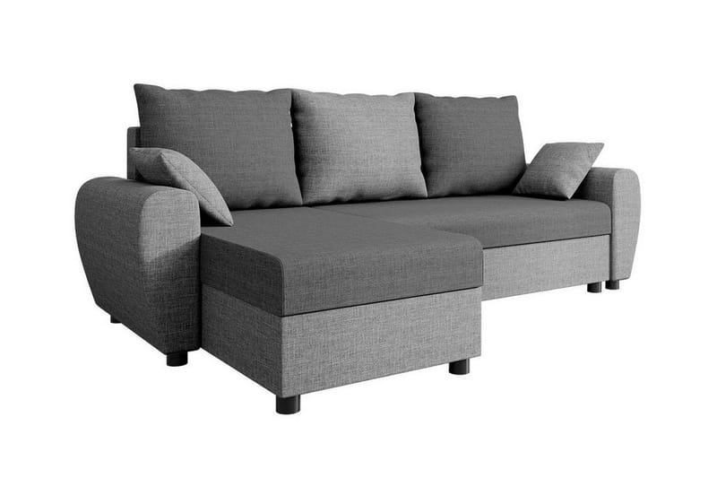 Fionara 3-sits Hörnbäddsoffa Ljusgrå/Mörkgrå - Möbler - Vardagsrum - Bäddsoffor