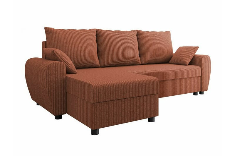 Fionara 3-sits Hörnbäddsoffa Röd - Möbler - Vardagsrum - Bäddsoffor - Hörnbäddsoffa
