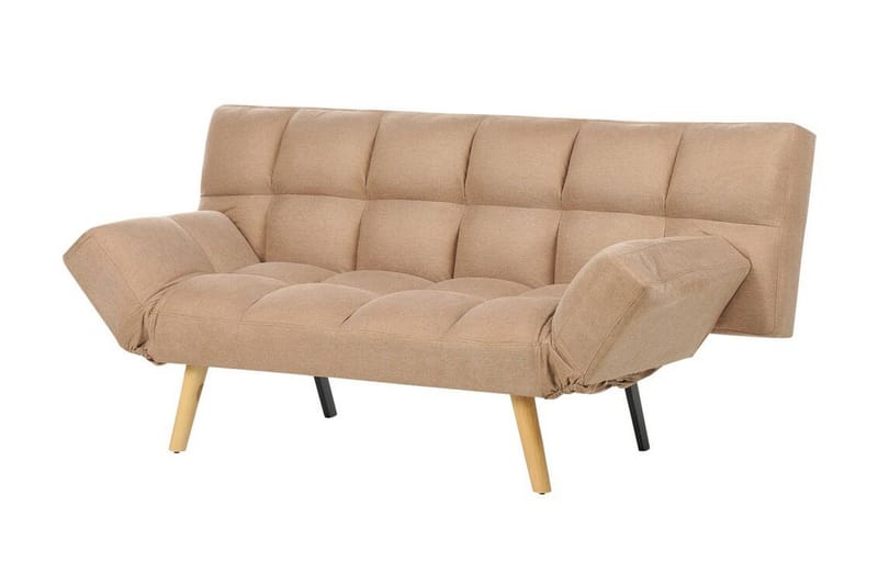 Fiora Bäddsoffa 3-sits - Brun/Ljust trä - Möbler - Vardagsrum - Bäddsoffor