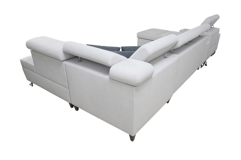 FIORANO 3-sits Bäddsoffa Vänster - Svart - Möbler - Vardagsrum - Bäddsoffor - U bäddsoffa