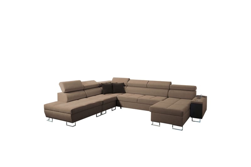 FIORANO Bäddsoffa m. Divan och Schäslong - Möbler - Vardagsrum - Bäddsoffor - U bäddsoffa