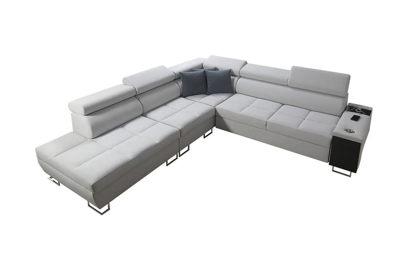 FIORANO Bäddsoffa m. Schäslong L-formad - Möbler - Vardagsrum - Bäddsoffor - Hörnbäddsoffa
