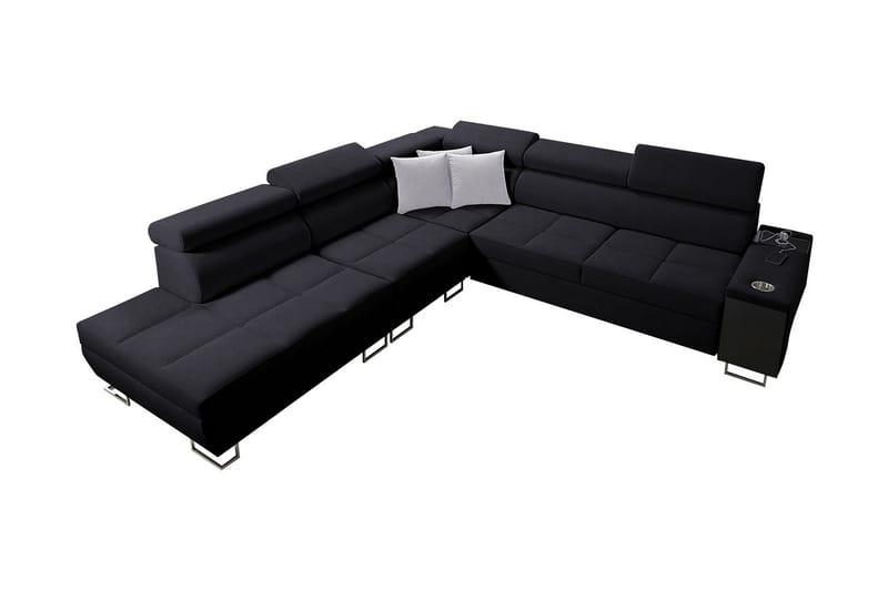 FIORANO Bäddsoffa m. Schäslong L-formad - Möbler - Vardagsrum - Bäddsoffor - Hörnbäddsoffa