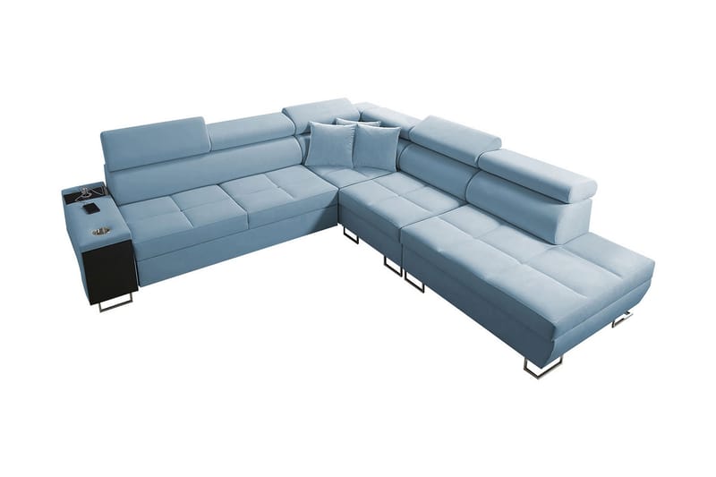 FIORANO Bäddsoffa m. Schäslong L-formad - Möbler - Vardagsrum - Bäddsoffor - Hörnbäddsoffa