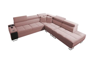 FIORANO Bäddsoffa m. Schäslong L-formad