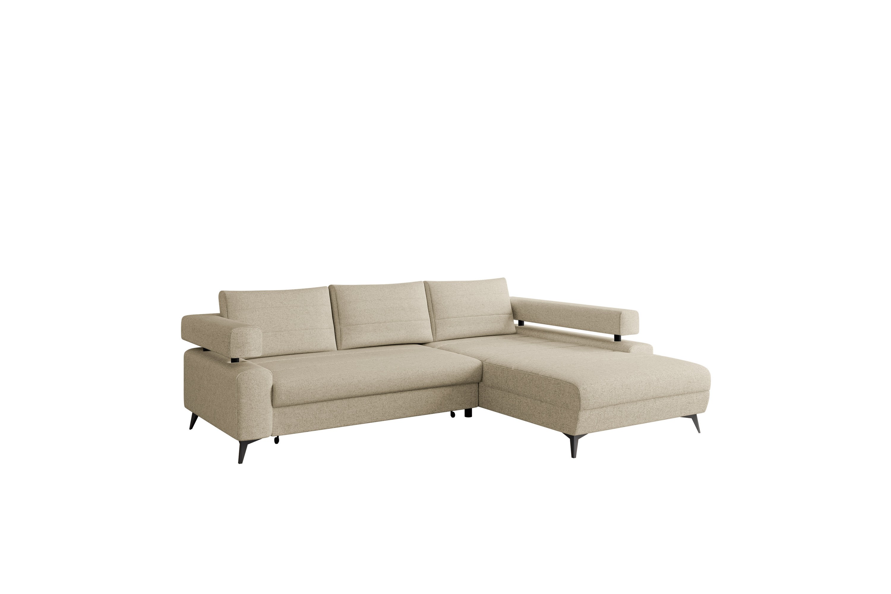 fito bäddsoffa med divan 3-sits - beige