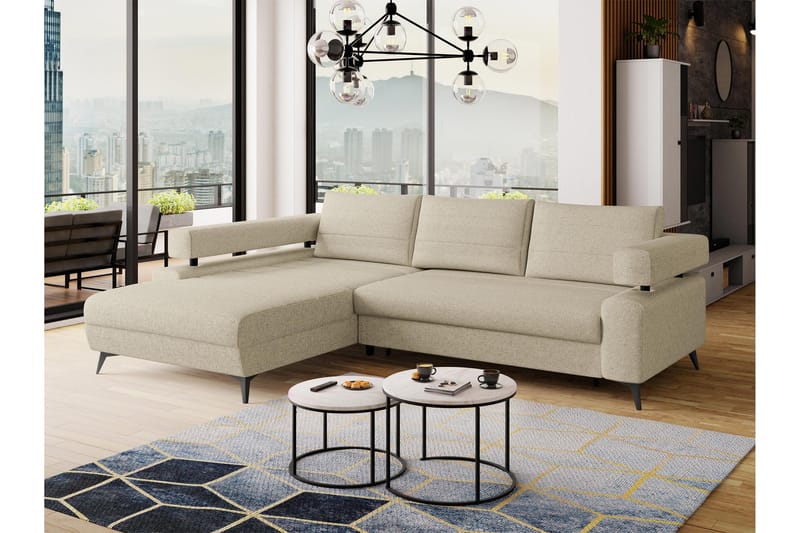 Fito Bäddsoffa med Divan 3-sits - Beige - Möbler - Vardagsrum - Bäddsoffor