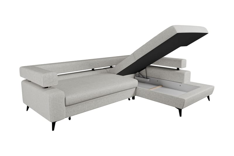 Fito Bäddsoffa med Divan 3-sits - Grå - Möbler - Vardagsrum - Bäddsoffor