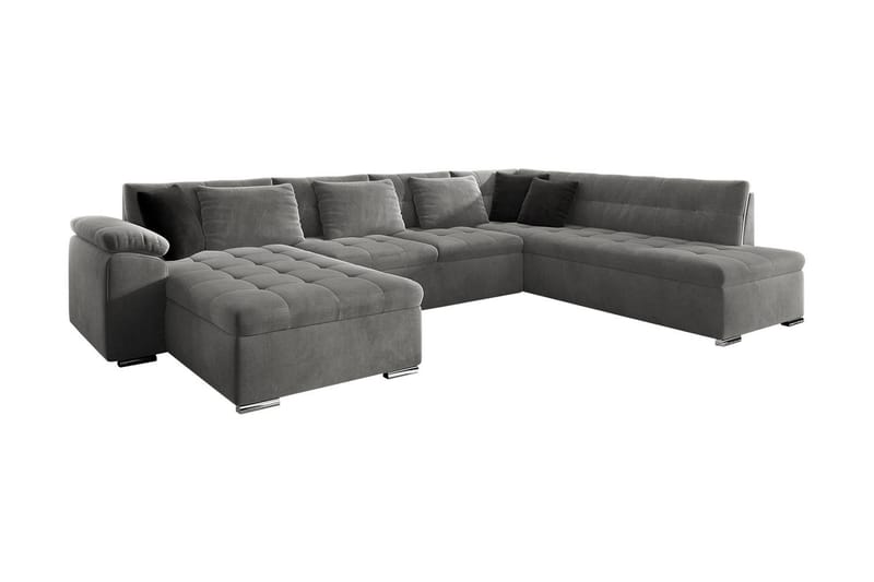 FLATEBYN 6-sits Bäddsoffa - Grå - Möbler - Vardagsrum - Bäddsoffor - U bäddsoffa
