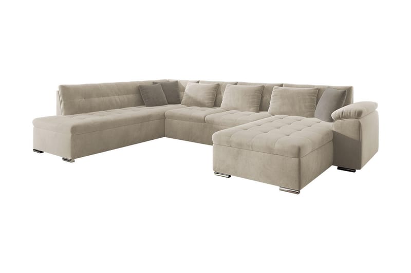 FLATEBYN 8-sits Bäddsoffa Höger - Beige - Möbler - Vardagsrum - Bäddsoffor - U bäddsoffa