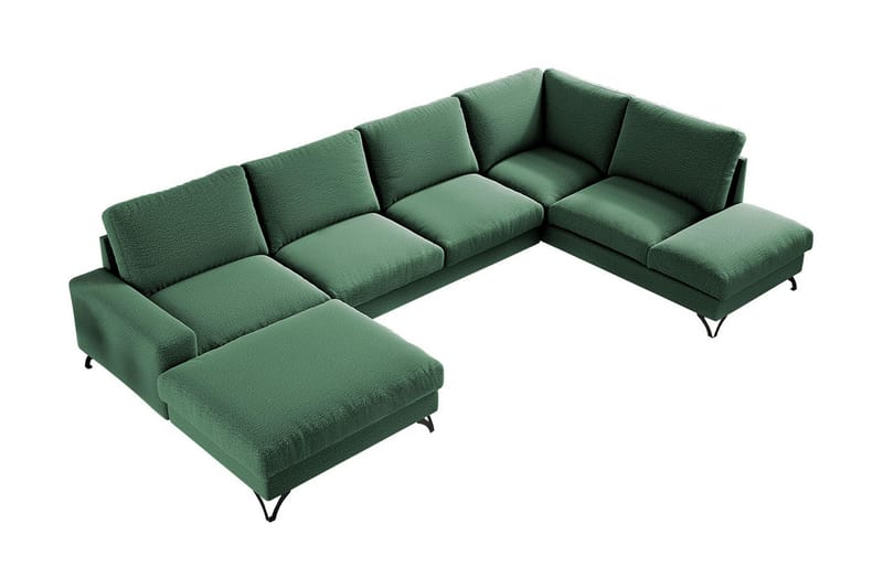 FLAVIO 4-sits Bäddsoffa - Grön - Möbler - Vardagsrum - Bäddsoffor - Hörnbäddsoffa