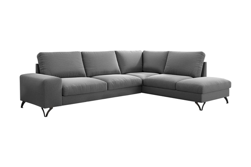 FLAVIO 4-sits Bäddsoffa Vänster - Grå - Möbler - Vardagsrum - Bäddsoffor - Hörnbäddsoffa