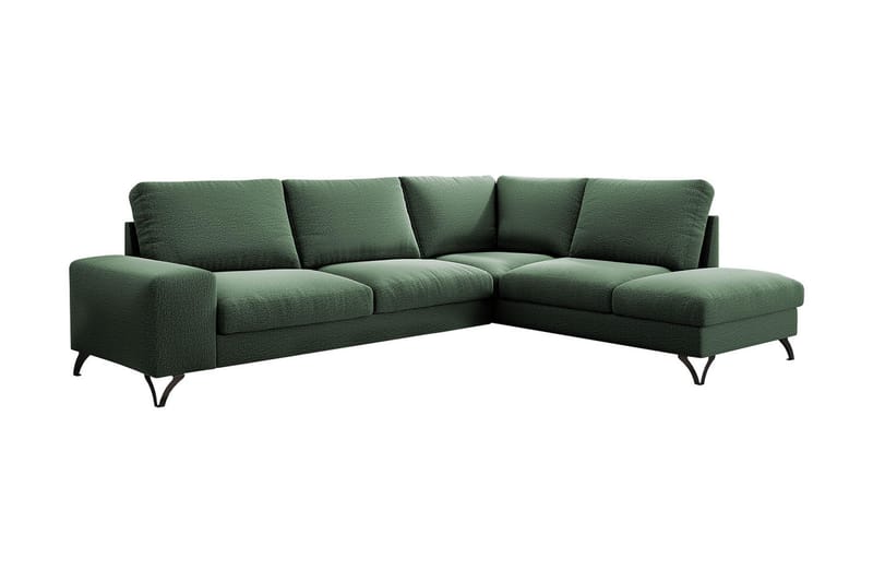 FLAVIO Bäddsoffa Höger - Grön - Möbler - Vardagsrum - Bäddsoffor - Hörnbäddsoffa