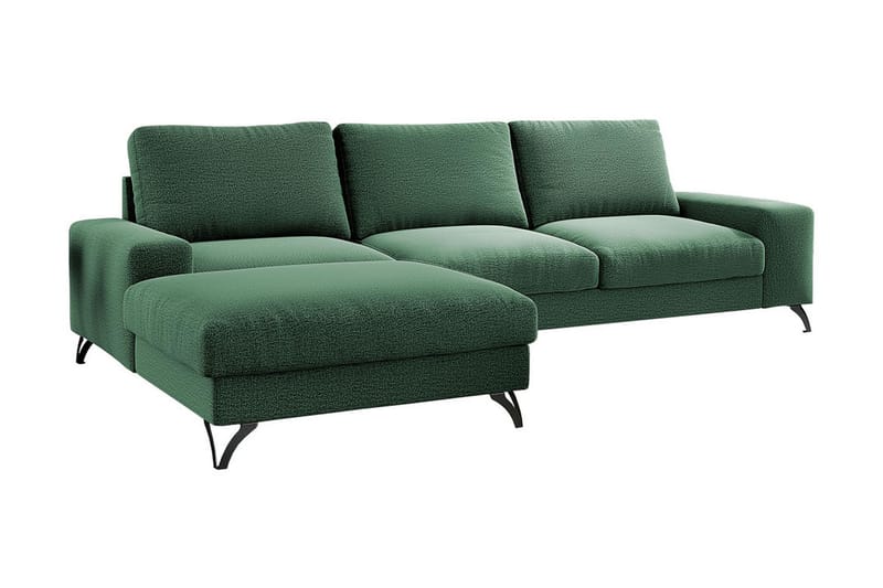 FLAVIO Divanbäddsoffa 300x94x91 cm - Grön - Bäddsoffor - Bäddsoffa divan