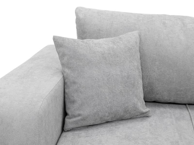 Flo 3-sits Kubisk Bäddsoffa med Förvaring i Bouclé - Brun - Möbler - Vardagsrum - Bäddsoffor