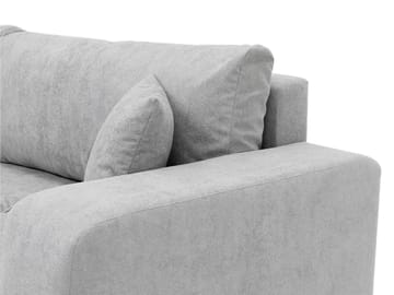 Flo 3-sits Kubisk Bäddsoffa med Förvaring i Bouclé - Vit - Möbler - Vardagsrum - Bäddsoffor
