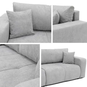 Flo Bäddsoffa 3-sits - Grå - Möbler - Vardagsrum - Bäddsoffor