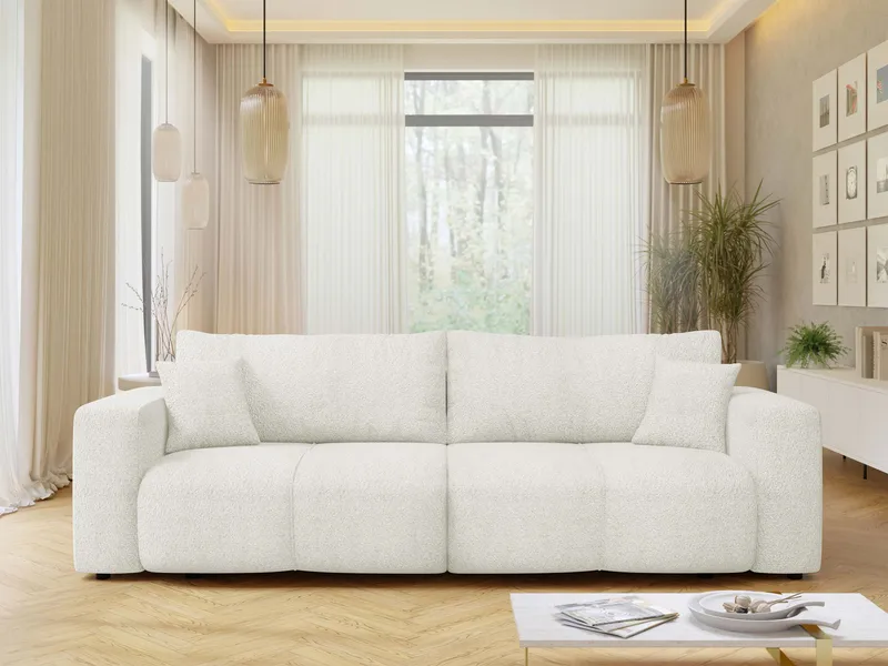 Flo Bäddsoffa 3-sits - Vit - Möbler - Vardagsrum - Bäddsoffor